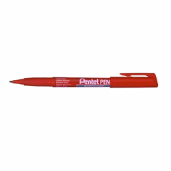 Pentel NMS50, Rouge, Pointe fine, Rouge, 2 mm, 1 mm, 1 pièce(s)