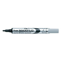 Pentel Maxiflo marqueur 12 pièce(s) Pointe ogive Noir