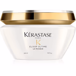 Le masque capillaire Kérastase Elixir Ultime illumine immédiatement les cheveux ternes et fatigués, sans aucune brillance. So ...
