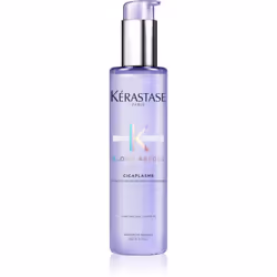 Vous avez presque atteint la teinte blonde dont vous rêviez tant. Le soin final pour cheveux blonds décolorés ou méchés Kérastase Blond Absolu Cicaplasme a été spécialement conçu pour que les cheveux décolorés