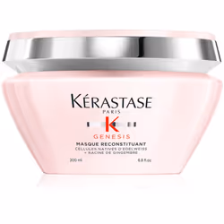 Vous ne souffrirez désormais plus de cheveux secs et affaiblis. Le masque renforçateur Kérastase Genesis Masque Reconstituant à l’extrait d’édelweiss vous aide à retrouver toute l’hydratation et la résistance perdues de vos cheveux. Il les nourrit intensément pour mieux lutter contre leur chute