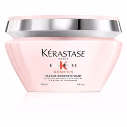 Vous ne souffrirez désormais plus de cheveux secs et affaiblis. Le masque renforçateur Kérastase Genesis Masque Reconstituant à l’extrait d’édelweiss vous aide à retrouver toute l’hydratation et la résistance perdues de vos cheveux. Il les nourrit intensément pour mieux lutter contre leur chute