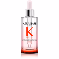 De nombreuses femmes souffrent de chute de cheveux. Le sérum renforçant Kérastase Genesis Serum Anti-Chute Fortifiant fait face à ce problème pour que vous puissiez enfin être contente de vos beaux cheveux parfaitement sains. Ce sérum contient des substances qui activent la croissance et qui favorisent également la bonne santé de votre cuir chevelu. L’aminexil