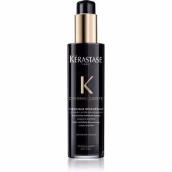 Assurez une mise en place rapide et facile de vos cheveux. Le lait thermo-protecteur lissant et nourrissant Kérastase Chronologiste Revitalizing Anti-Age Thermo Care lisse et adoucit les fibres capillaires qui sont ensuite beaucoup plus dociles et restent plus facilement en place.