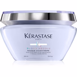 Vous rêvez d’une irrésistible chevelure blonde&nbsp;? Rien n’est plus facile que de régulièrement lui apporter une bonne dose de nutriments et de profiter de la brillance éblouissante qui en résulte. Le masque profondément régénérant pour cheveux blonds Kérastase Blond Absolu Masque Cicaestreme nourrit et fait briller. Il a aussi le pouvoir de régénérer