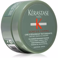 Votre souhait est d’offrir un volume immédiat à vos cheveux affaiblis sujets à la chute ? La cire coiffante pour homme K ...