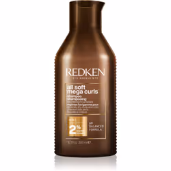Prenez soin de vos cheveux pendant le shampoing. Le shampoing Redken All Soft Mega Curls Shampoo nettoie en douceur les cheve ...