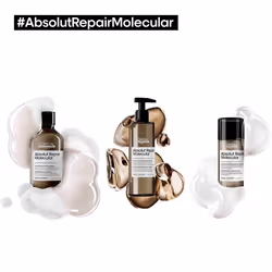 Absolut Repair Molecular shampooing professionnel sans sulfate pour cheveux abîmés 300 ml