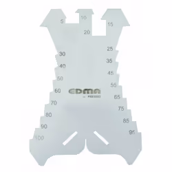 Plaque de marquage / cutter EDMA 036155; 5-100 mm