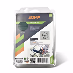 EDMA 043001, 1000 pièce(s), TÜV, ISO 9001, 750 g