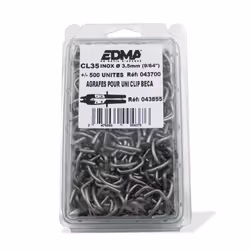 EDMA 043700, 500 pièce(s), TÜV, ISO 9001, 1,57 kg