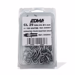 EDMA 046901, 100 pièce(s), TÜV, ISO 9001, 250 g