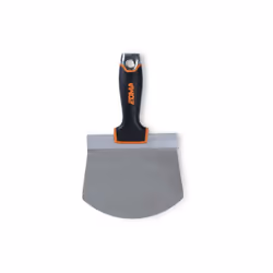 Description générale Ce couteau vide seau d'enduit, équipé d'une lame inox courbée de 16,5 cm, est conçu par le fabricant fra ...