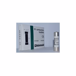 Fusible 25A cartouche 14X51mm gG usage industriel (boite de 10) HPC 120kA 500V avec voyant et percuteur EBENOID 061325 Ref fa ...