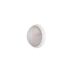 L'ebenoid - Hublot fluo 9W + 9W ø 300mm blanc verre opale avec lampes 4000K 2G7 et ballasts elec CL2 IK10 IP44 option ebenoid 078375
