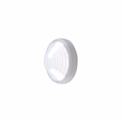 Hublot extérieur fluo 1X13W Ø 250mm blanc polycarbonate lampe 4000K G24q-1 ballast elec CL2 IK08 IP44 SUPER 62 EBENOID 078682 ...