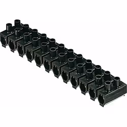 Barrettes de connexion 12 plots 16mm² 50A - L’ÉBÉNOÏD - 086831