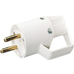 LebenOid Fiche Mâle 2P+T 16A - Blanc