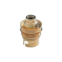 Douille B22 acier laitonné double bague