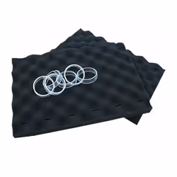 Zodiac - lot de 2 brosses mousses + 14 clips pour robot indigo - w0887a