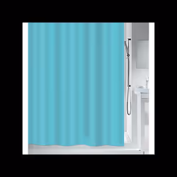 Spirelle Rideau de douche Polyester ATLAS 180x200cm Bleu turquoise Spirella