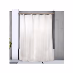 Barre tringle pour rideau de douche ou baignoire extensible de la marque Spirella. MONTAGE FACILE: Pas de perçage ni outil né ...
