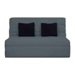 Banquette BZ. Matelas Slyde Dunlopillo 188x138 d'une épaisseur de 13 cm en mousse polyuréthanne HD 28kg/m3. Coutil plateau 10 ...