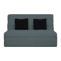 Banquette bz 2 places - Gris - ReVEUR - Dunlopillo