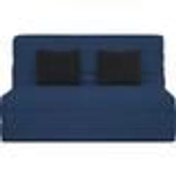 DUNLOPILLO Banquette BZ 2 places - Bleu - RÊVEUR
