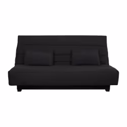 DESCRIPTION GÉNÉRALE Bqte CC 130, mat DUNLOPILLO 188x128 cm, hauteur 13 cm. Comprend une couette noire en polyester et deux c ...