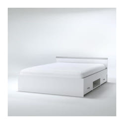 Parisot zodiac Lit adulte 140 x 190 cm - Contemporain - Blanc mat