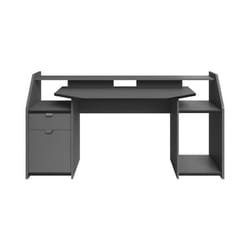 Gaming Bureau de gamer - Gris ombre - l 180 cm