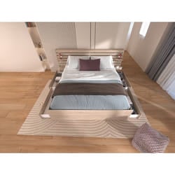Lot De 2 Tiroirs Pour Lit En 120, 140, 160 Et 180 Cm - Coloris : Naturel - Tenalia