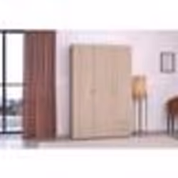 Armoire VARIA - Décor chêne - 3 portes - 2 tiroirs - 1203 x 185 x 513