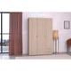 Armoire VARIA - Décor chêne - 3 portes - 2 tiroirs - 1203 x 185 x 513
