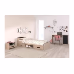 Chambre complète enfant 3 pièces ZODIAC - Design fonctionnel et élégant Cette chambre complète enfant PARISOT allie esthétiqu ...