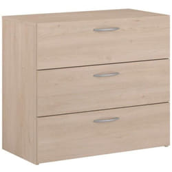 Commode - easy life - 3 tiroirs - Chene - 78,2 x 69,3 x 40,8 Parisot