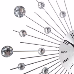 Les douces nuits de Mae 4PEND/ALU/STRASS/148462 Horloge murale et de table