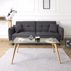 Les douces nuits de Mae 4TABLE/RECT/VERRE/HD3801 Table à café, latérale et de salon