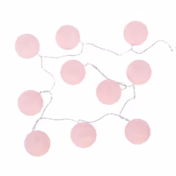 Ambiance douce et chaleureuse avec cette jolie guirlande lumineuse 10 boules LED rose . Informations sur la guirlande lumineu ...