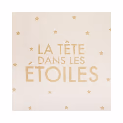 Les douces nuits de Mae 4TAP/DORE/TETE/ETOILES/158422 tapis de sol
