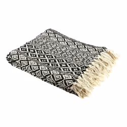 Les douces nuits de Mae 1PL/TX8003/CARREAUX plaid 120 x 150 cm
