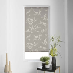 Store D'intérieur - Store enrouleur japonais 45x180 cm Rossignol taupe - Multicolore