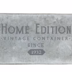 Atmosphera - Porte plante en métal Home Edition - Gris