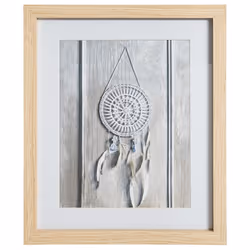 Atmosphera - Set de 5 cadres photos naturel ethnique - Beige