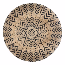 Les douces nuits de Mae 4TAP/JUTE/D120/MO/163954, 1200 mm, 1200 mm, 1 cm