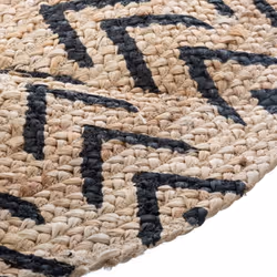 Les douces nuits de Mae 4TAP/JUTE/D120/MO/163954 tapis de sol