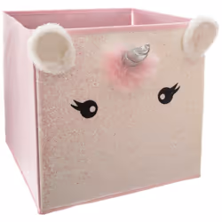Bac de rangement Licorne Toujours pratique le petit bac de rangement pliable Licorne pour mettre jouets et affaires. Et trop  ...