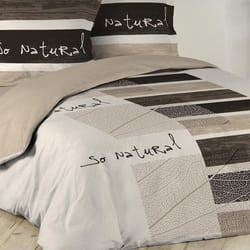 Les douces nuits de Mae 1HC220/SO/NATURAL/1640448 housse de couette 220 x 240 cm