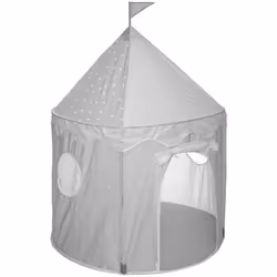 Tente pop up grise pour enfant Créer une atmosphère d'aventure pleine de rêves avec cette jolie tente pop up grise qui se dép ...